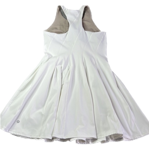 Lululemon Court Crush Dress Tennis Dress White Size 10 - Picture 6 of 11